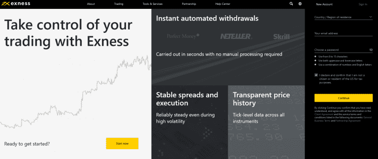 Exness broker