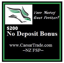 $200  NO Deposit Bonus – CAESARTRADE