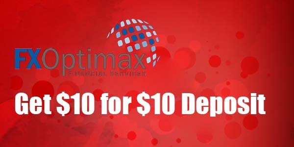 $10 Bonus for $10 Deposit - FXOptimax