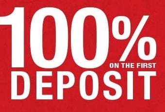 100% Welcome Bonus Promotion + Cashback