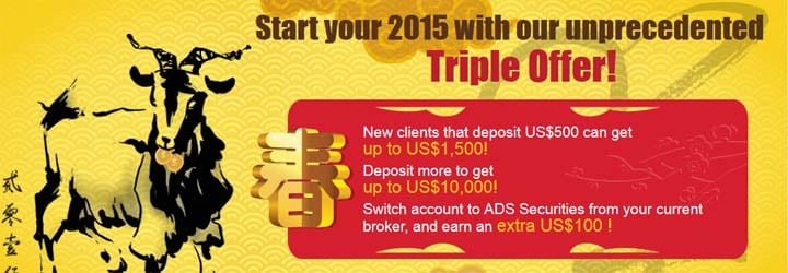 Grab $1500 USD  with deposit of  $500 USD – Ads securities