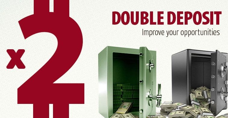 Double deposit Bonus | Fresh Forex