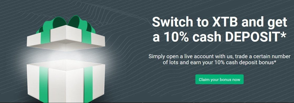 Switch to xtb Broker Offer | XTB