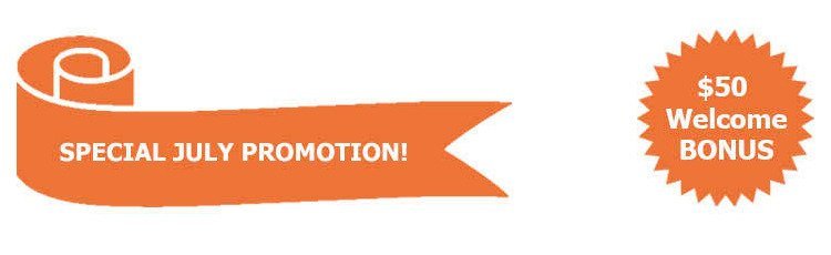 Get $50 No-Deposit Welcome Bonus