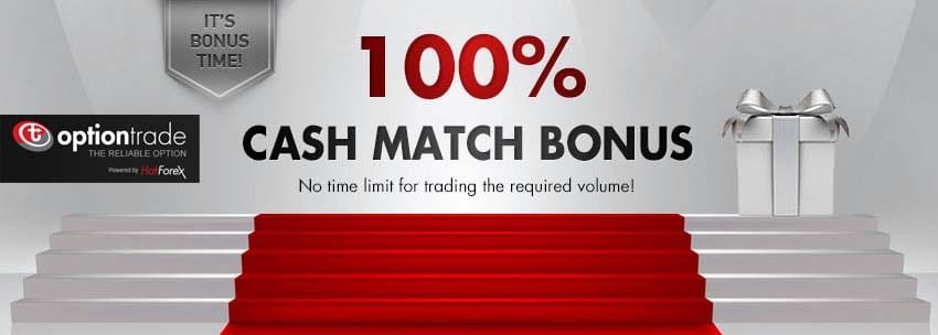 100% Cash Match Binary Bonus deposit