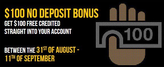 $100 No Deposit Bonus Credit