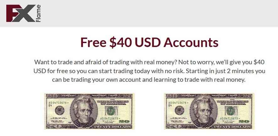 $40 Free Forex Money no-deposit-Bonus