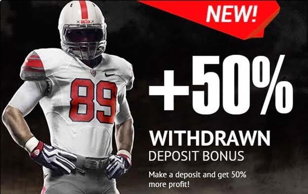 50% Forex Withdrawn bonus