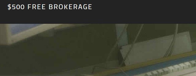 $500 USD FREE BROKERAGE BONUS