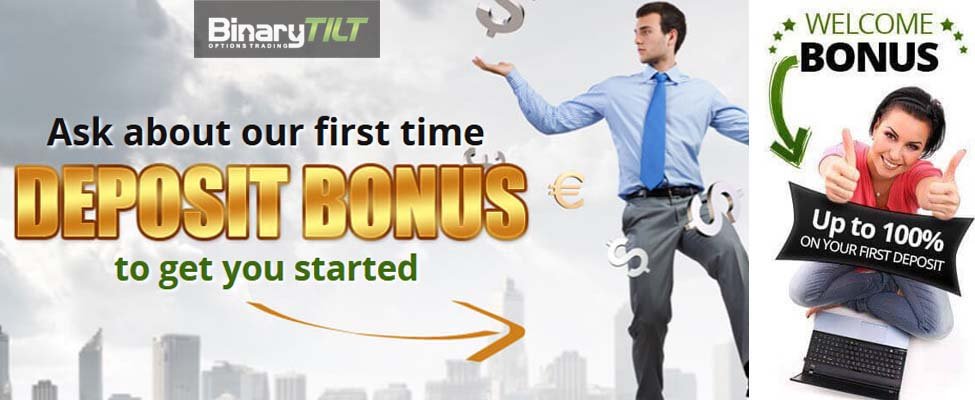 Up to 100% welcome Options Bonus