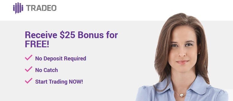 Tradeo no Deposit Bonus Forex