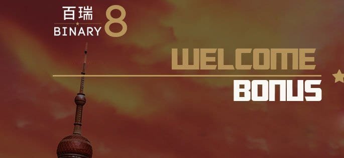 Binary8 Welcome Option Bonus on First Deposi