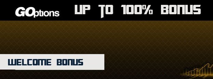 goption Welcome Bonus up to 100%