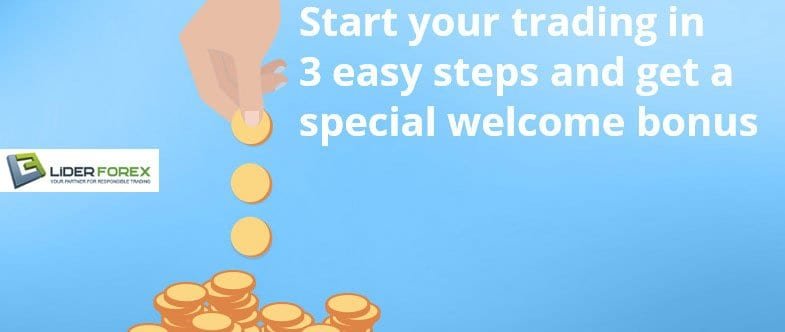 LiderForex Special Welcome Bonus