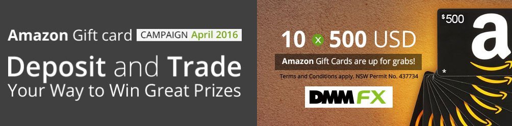 DMM FX 500 USD Amazon Gift Card