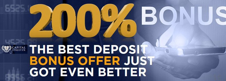 Capital street FX 200% Credit Deposit Bonus