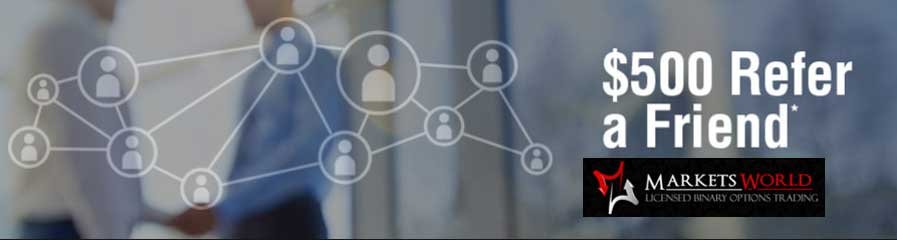 500 Refer a Friend Bonus – MarketsWorld
