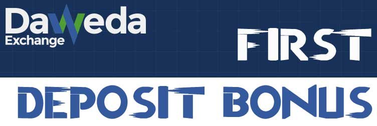 Daweda Exchange First Time Deposit Bonus