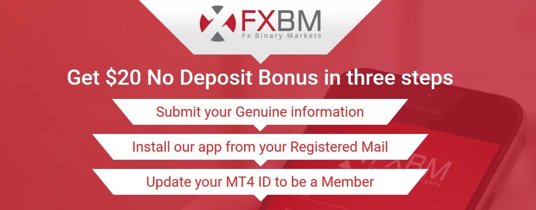 FXBM no Deposit bonus
