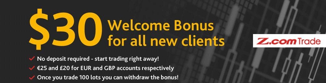 Z.COM Trade NO-Deposit Required Bonus