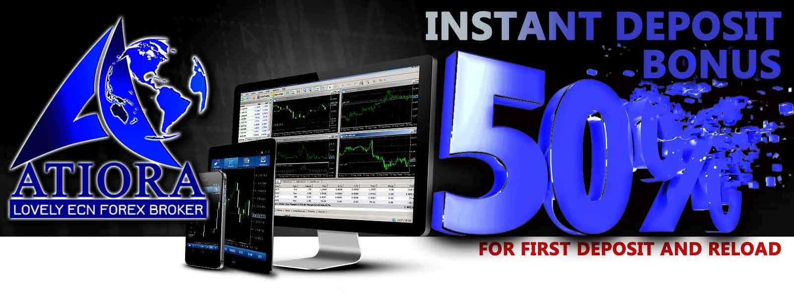 Atiora 50% Deposit Promotion