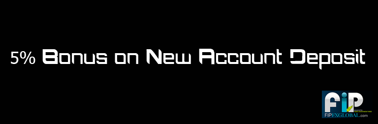 FipFx Global 5% New Account Bonus