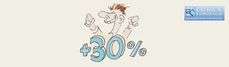 Forex EuroClub 30% Deposit Bonus