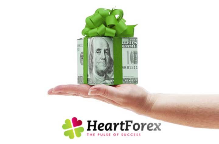 $100 Free Welcome NO Deposit Bonus – Heart Forex
