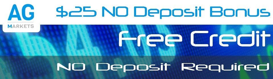AG-Markets $25 No Deposit Required Bonus