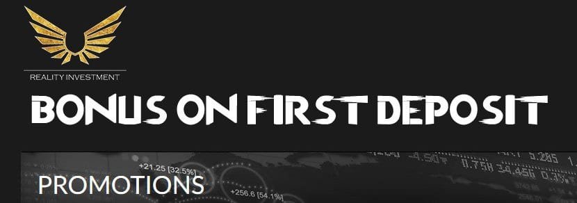 30% First Deposit Bonus – Reality Investment
