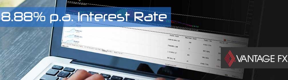 8.88% Forex Interest on Free Balance – VantageFX