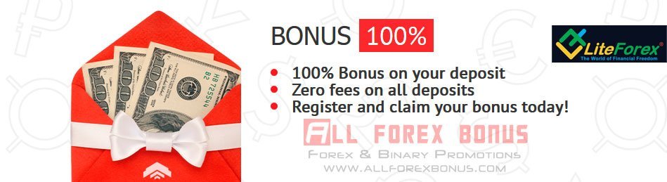 LITEFOREX.eu 100% BONUS ON DEPOSIT