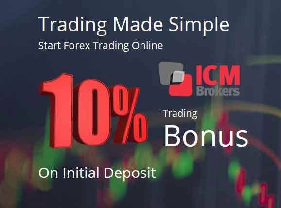 10% Deposit Bonus + $100 Cash – ICM Brokers