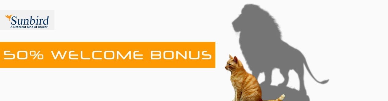 SunbirdFX WELCOME DEPOSIT BONUS
