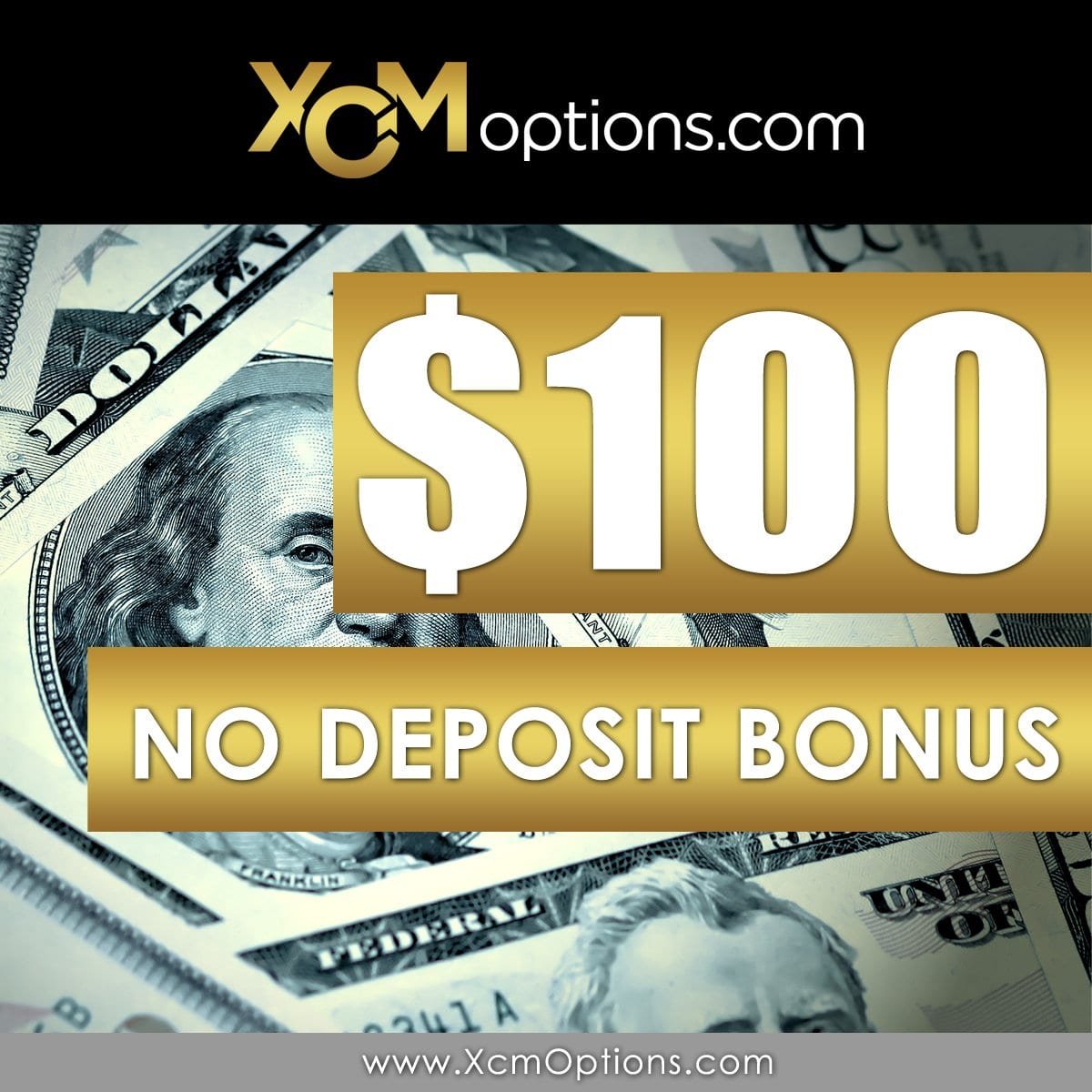 100$ No Deposit Binary Bonus – XCM Options