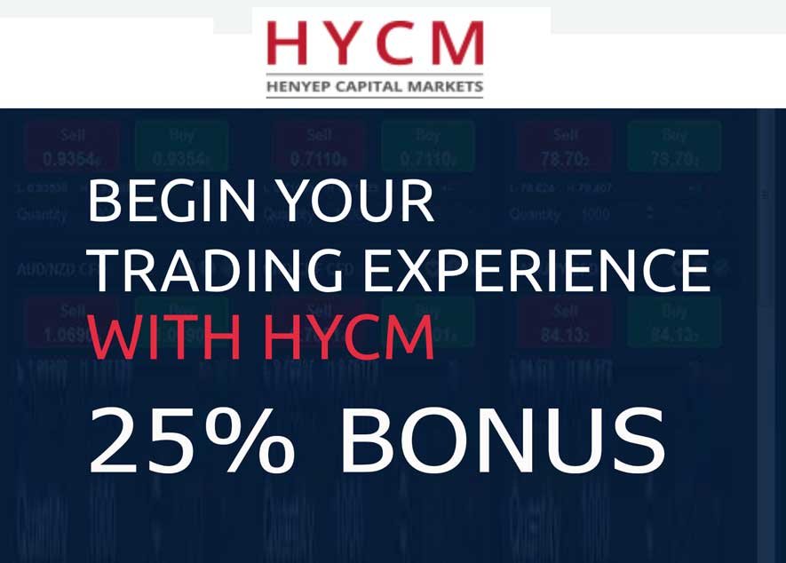 25% Trading Credit Bonus – HYCM