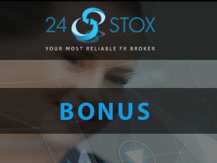 50% Initial Deposit Bonus – 24STOX