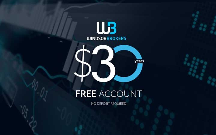 Welcome 30 USD No Deposit Bonus – Windsorbrokers
