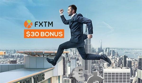 $30 Free Tradeable Bonus – FXTM