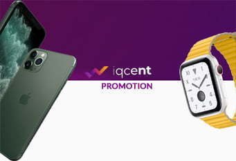 100% Bonus, Win 30 Apple Gedgets – IQcent