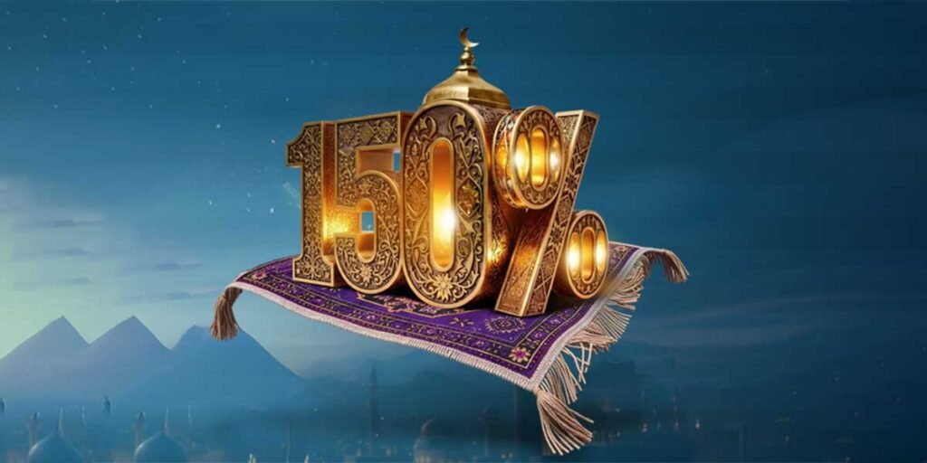 evest 150% Welcome Bonus
